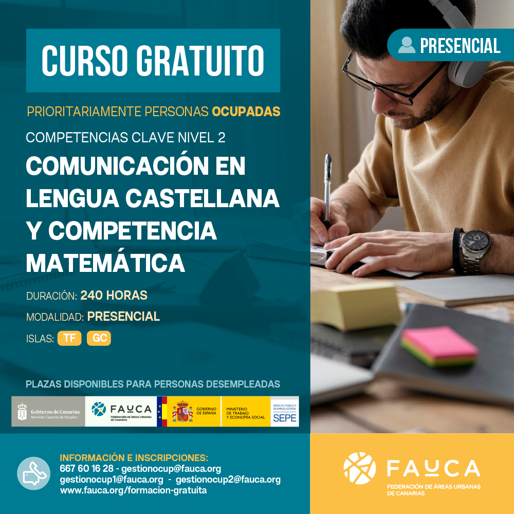 Comunicación en lengua castellana y competencia matemática